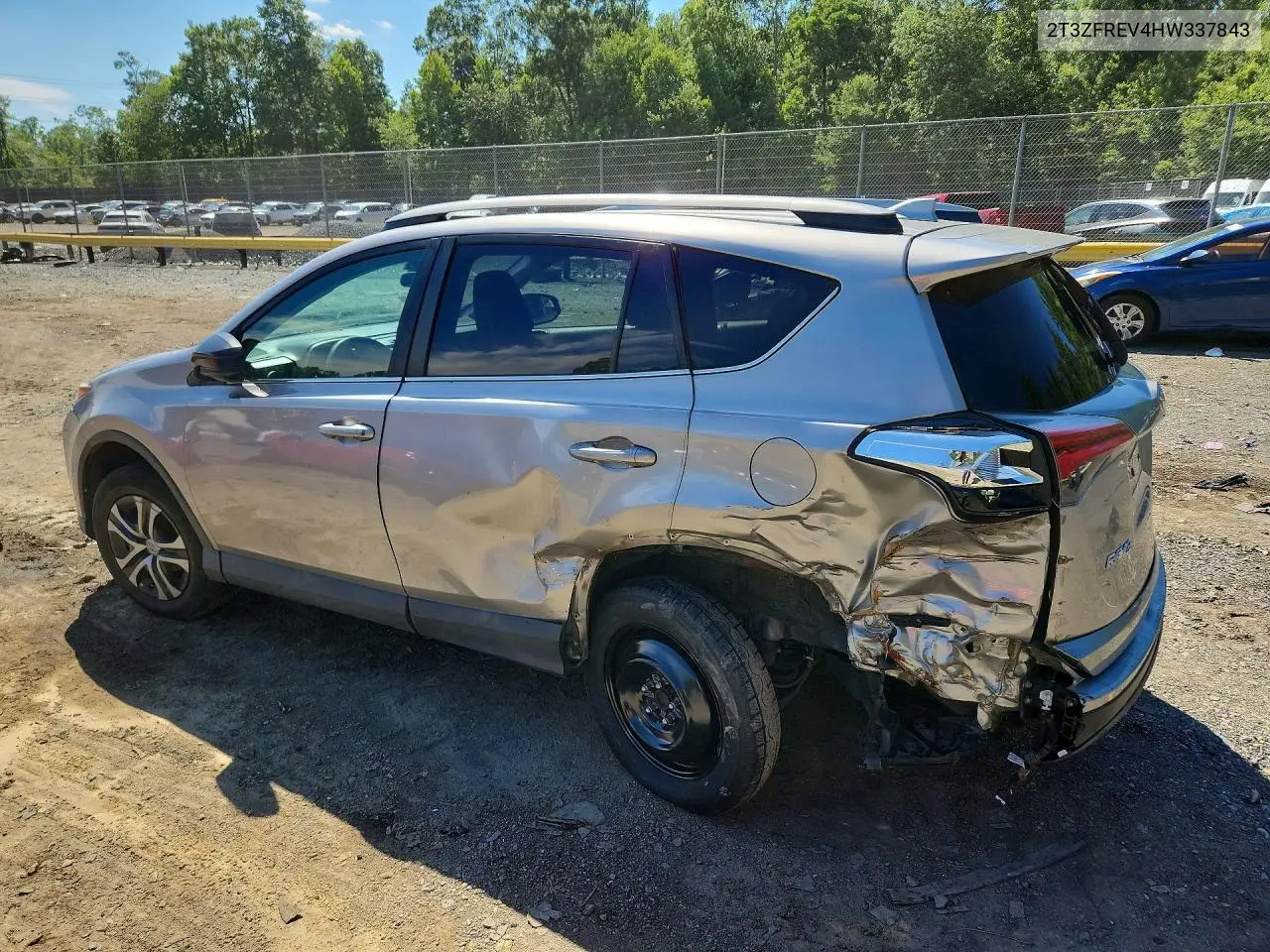 2017 Toyota Rav4 Le VIN: 2T3ZFREV4HW337843 Lot: 58008146