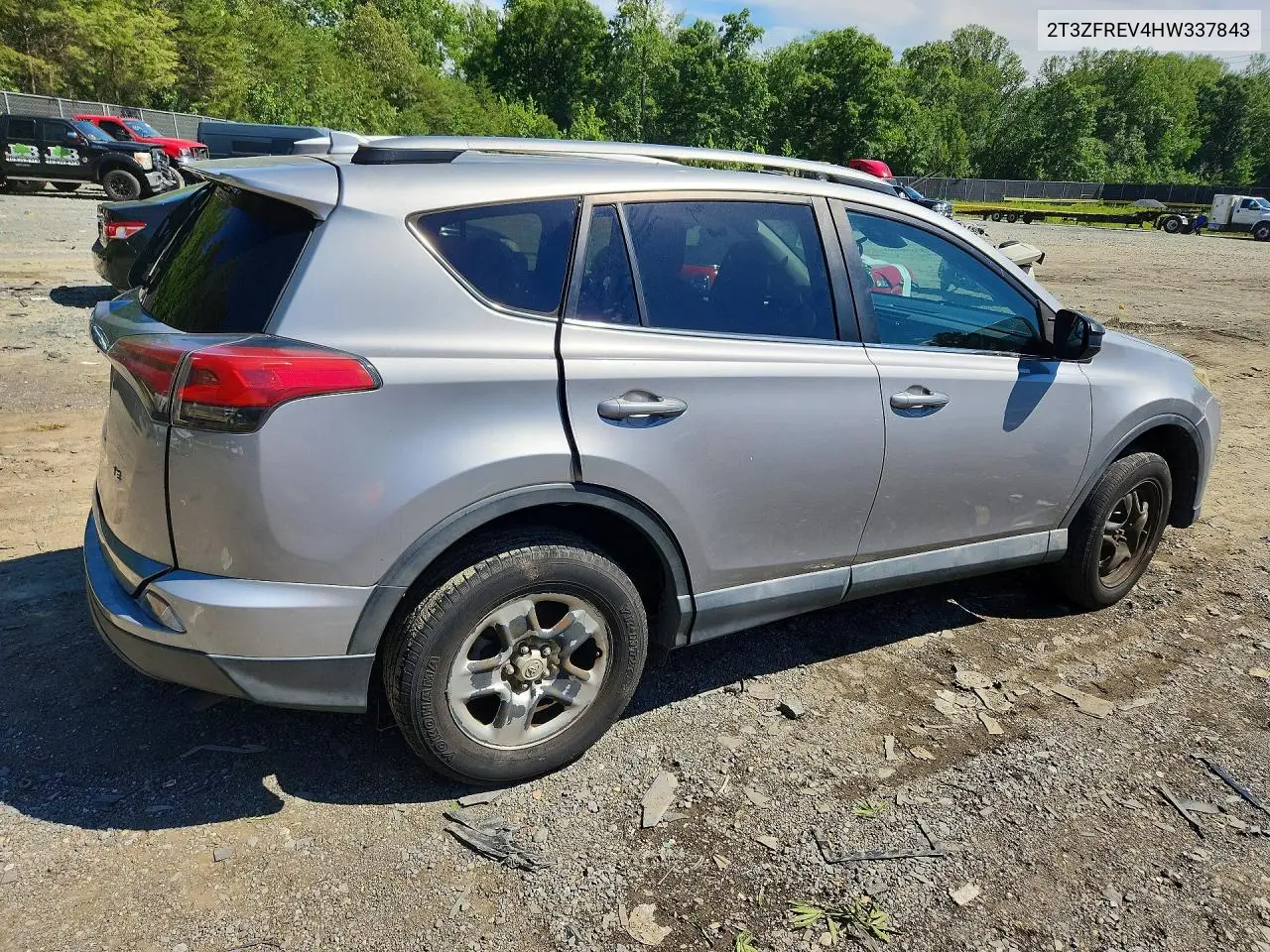 2017 Toyota Rav4 Le VIN: 2T3ZFREV4HW337843 Lot: 58008146