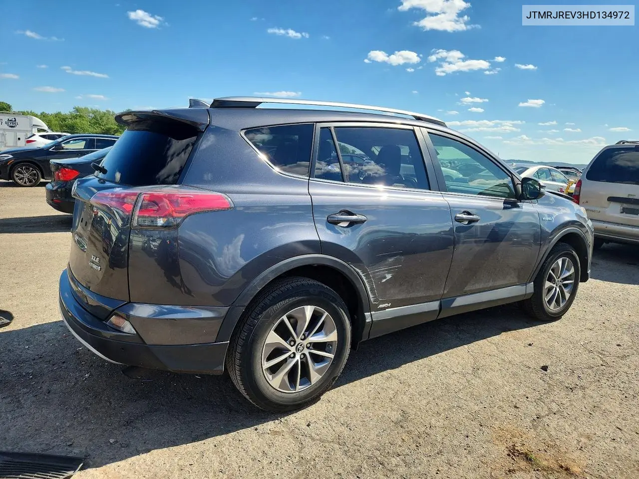 2017 Toyota Rav4 Hybrid Xle VIN: JTMRJREV3HD134972 Lot: 58295636