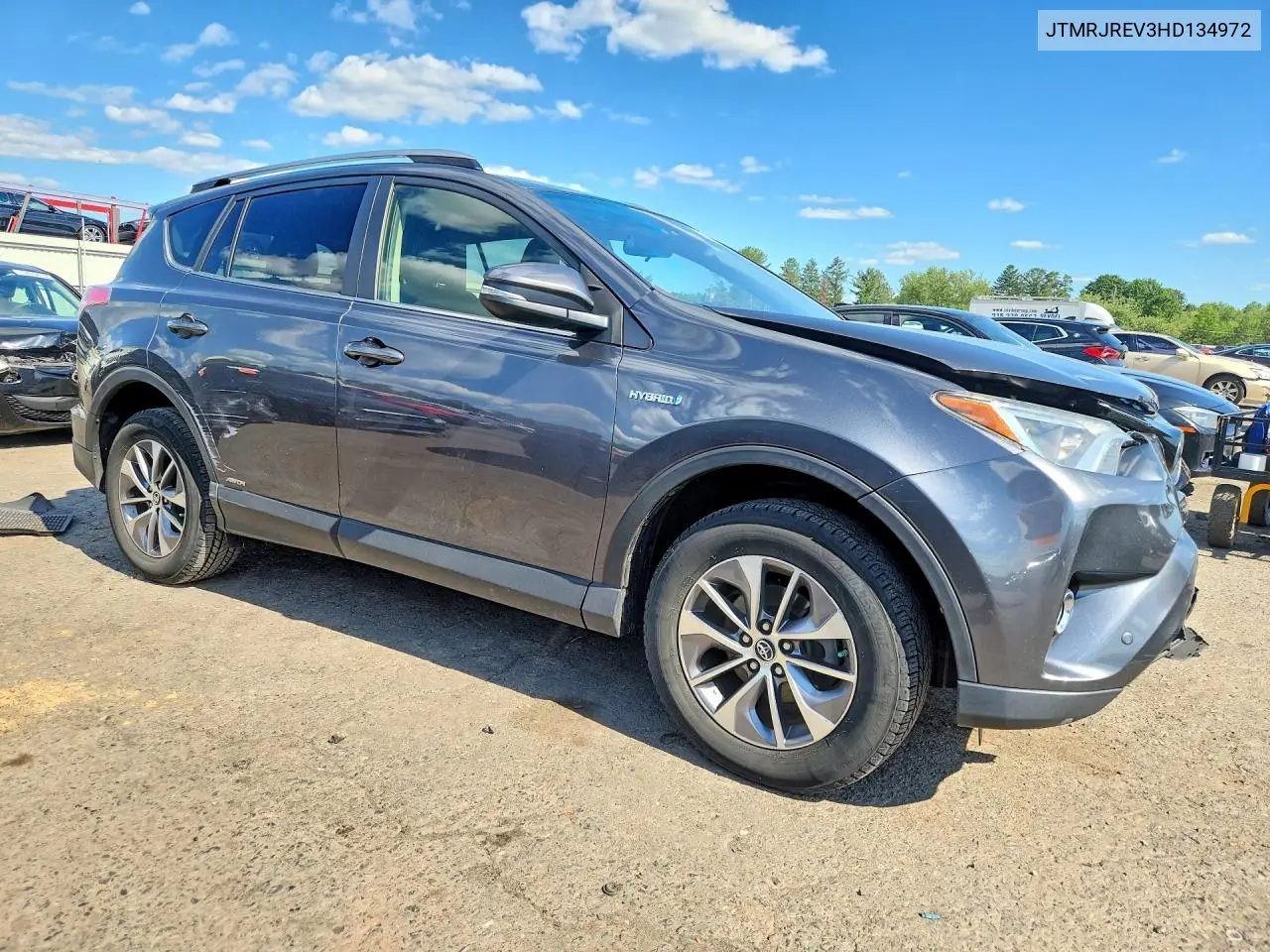 2017 Toyota Rav4 Hybrid Xle VIN: JTMRJREV3HD134972 Lot: 58295636