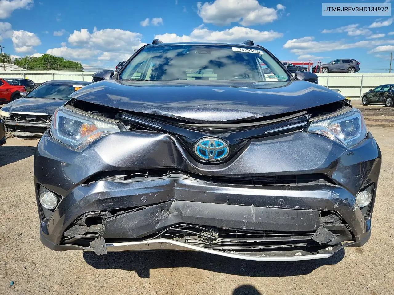 2017 Toyota Rav4 Hybrid Xle VIN: JTMRJREV3HD134972 Lot: 58295636