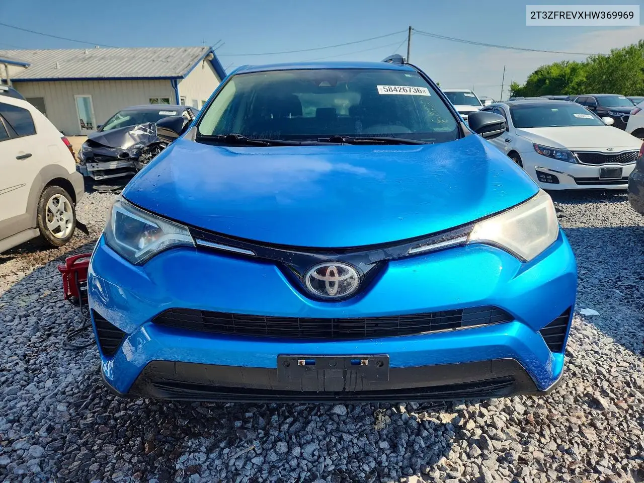 2017 Toyota Rav4 Le VIN: 2T3ZFREVXHW369969 Lot: 58426736