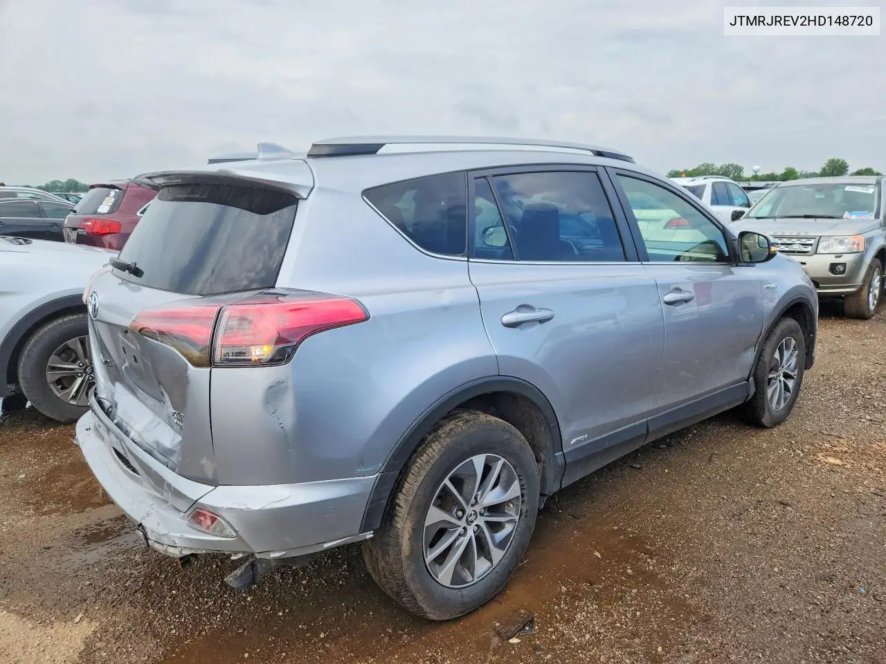 2017 Toyota Rav4 Hybrid Xle VIN: JTMRJREV2HD148720 Lot: 58596696