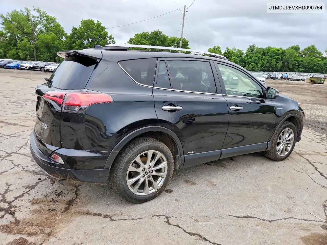 2017 Toyota Rav4 Hv Limited VIN: JTMDJREVXHD090754 Lot: 59790886