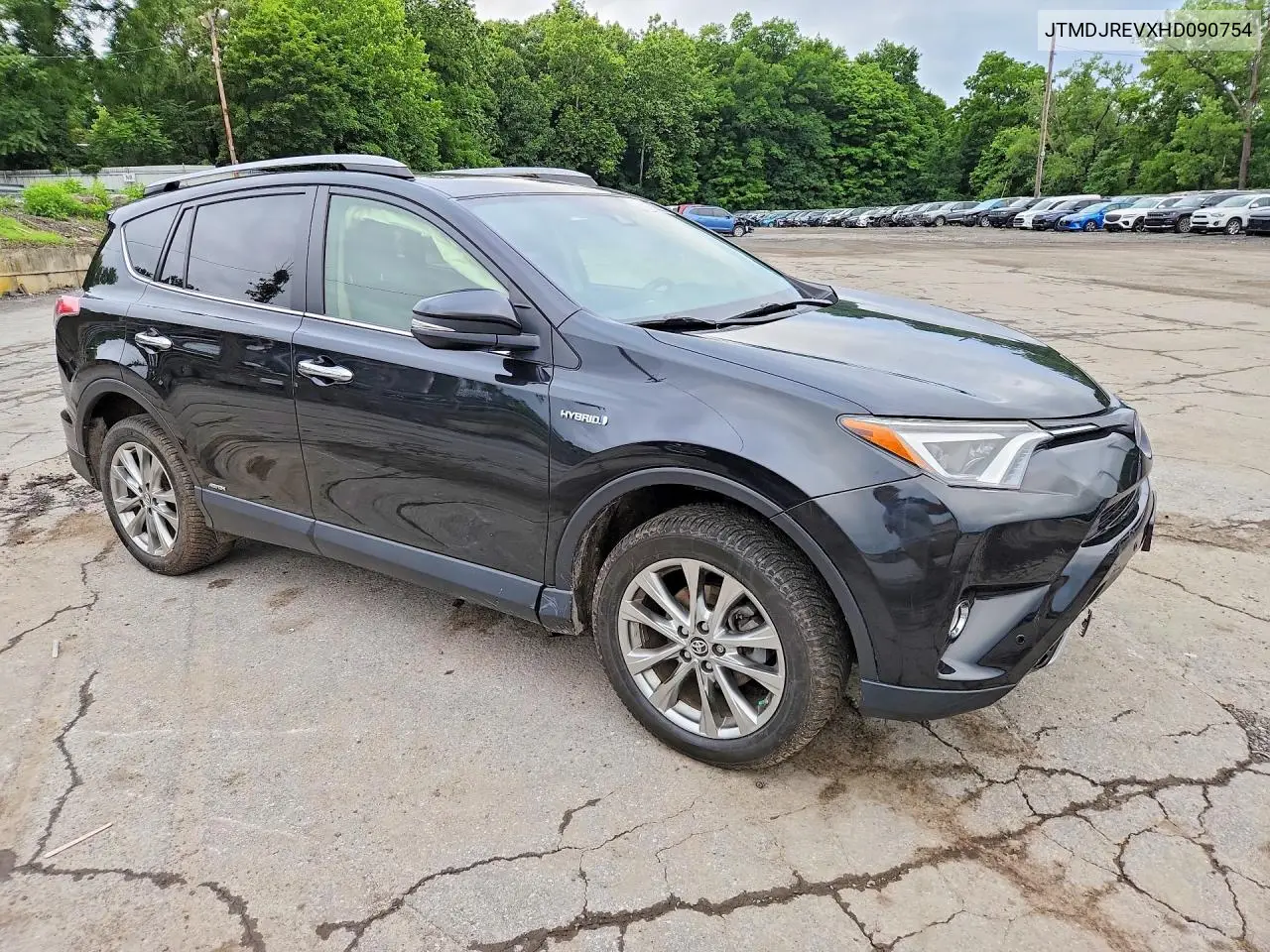 2017 Toyota Rav4 Hv Limited VIN: JTMDJREVXHD090754 Lot: 59790886