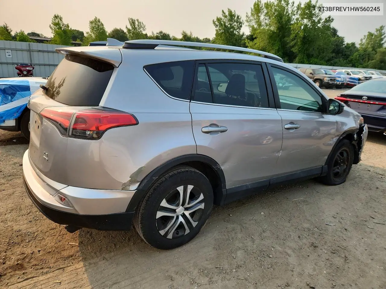 2017 Toyota Rav4 Le VIN: 2T3BFREV1HW560245 Lot: 60059676