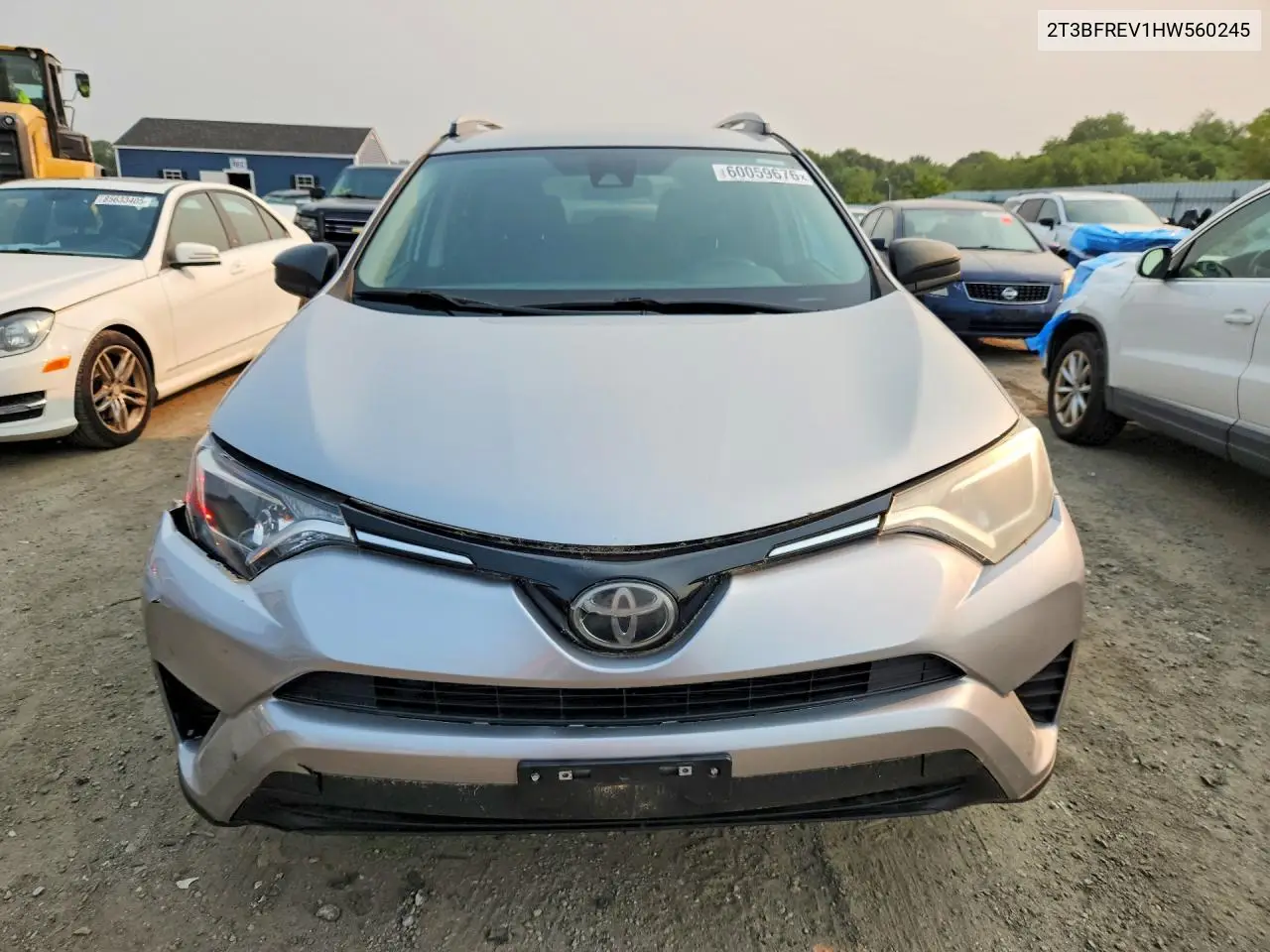 2017 Toyota Rav4 Le VIN: 2T3BFREV1HW560245 Lot: 60059676