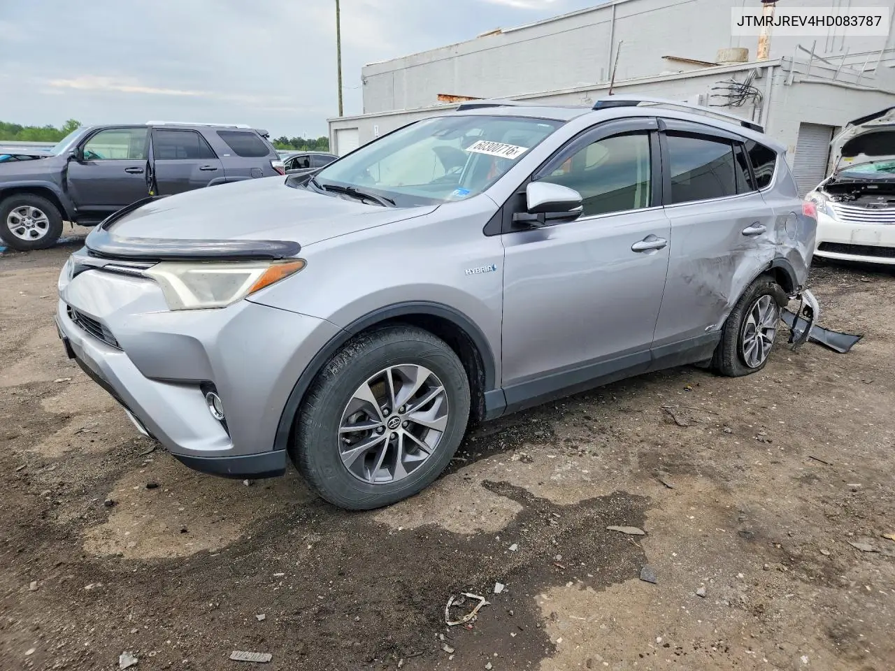 2017 Toyota Rav4 Hybrid Xle VIN: JTMRJREV4HD083787 Lot: 60300716