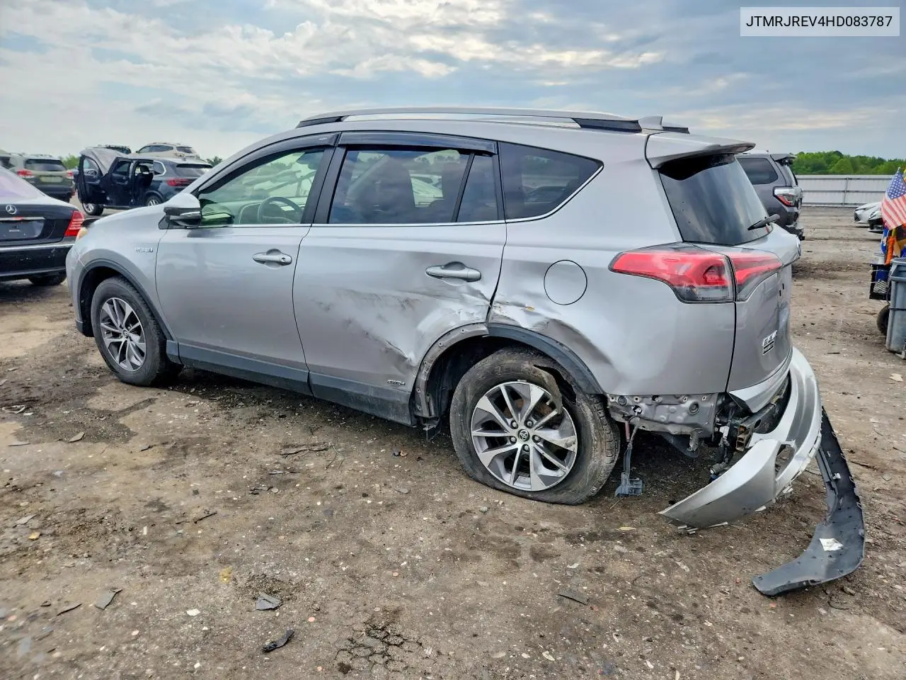 2017 Toyota Rav4 Hybrid Xle VIN: JTMRJREV4HD083787 Lot: 60300716