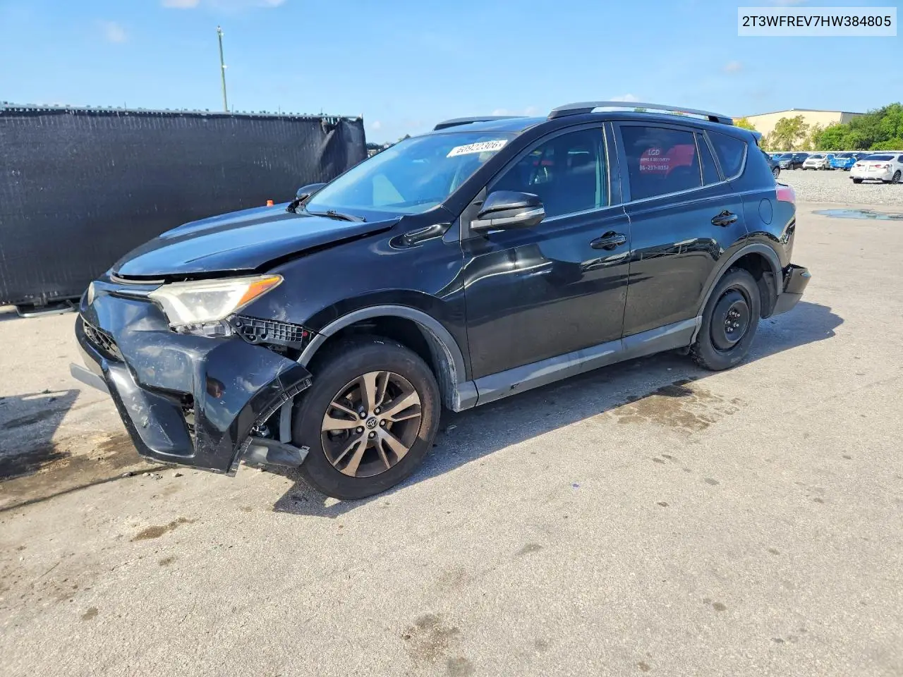 2017 Toyota Rav4 Xle VIN: 2T3WFREV7HW384805 Lot: 60922306