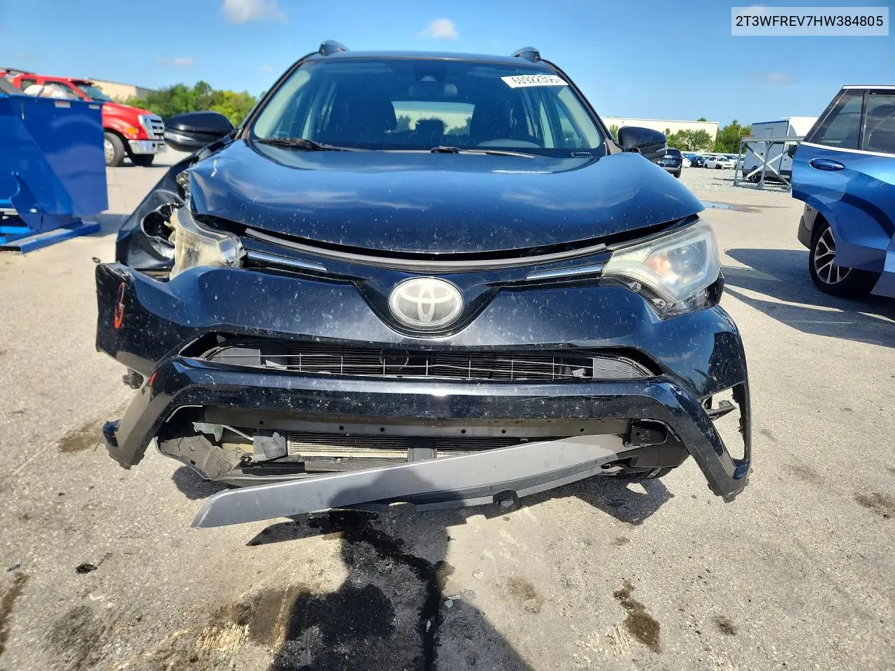 2017 Toyota Rav4 Xle VIN: 2T3WFREV7HW384805 Lot: 60922306