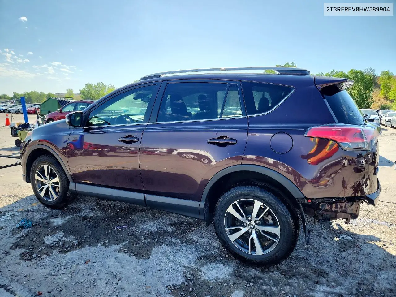 2017 Toyota Rav4 Xle VIN: 2T3RFREV8HW589904 Lot: 61732526