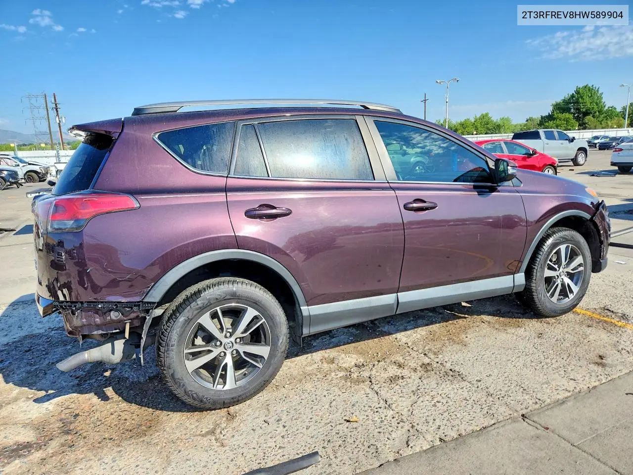 2017 Toyota Rav4 Xle VIN: 2T3RFREV8HW589904 Lot: 61732526