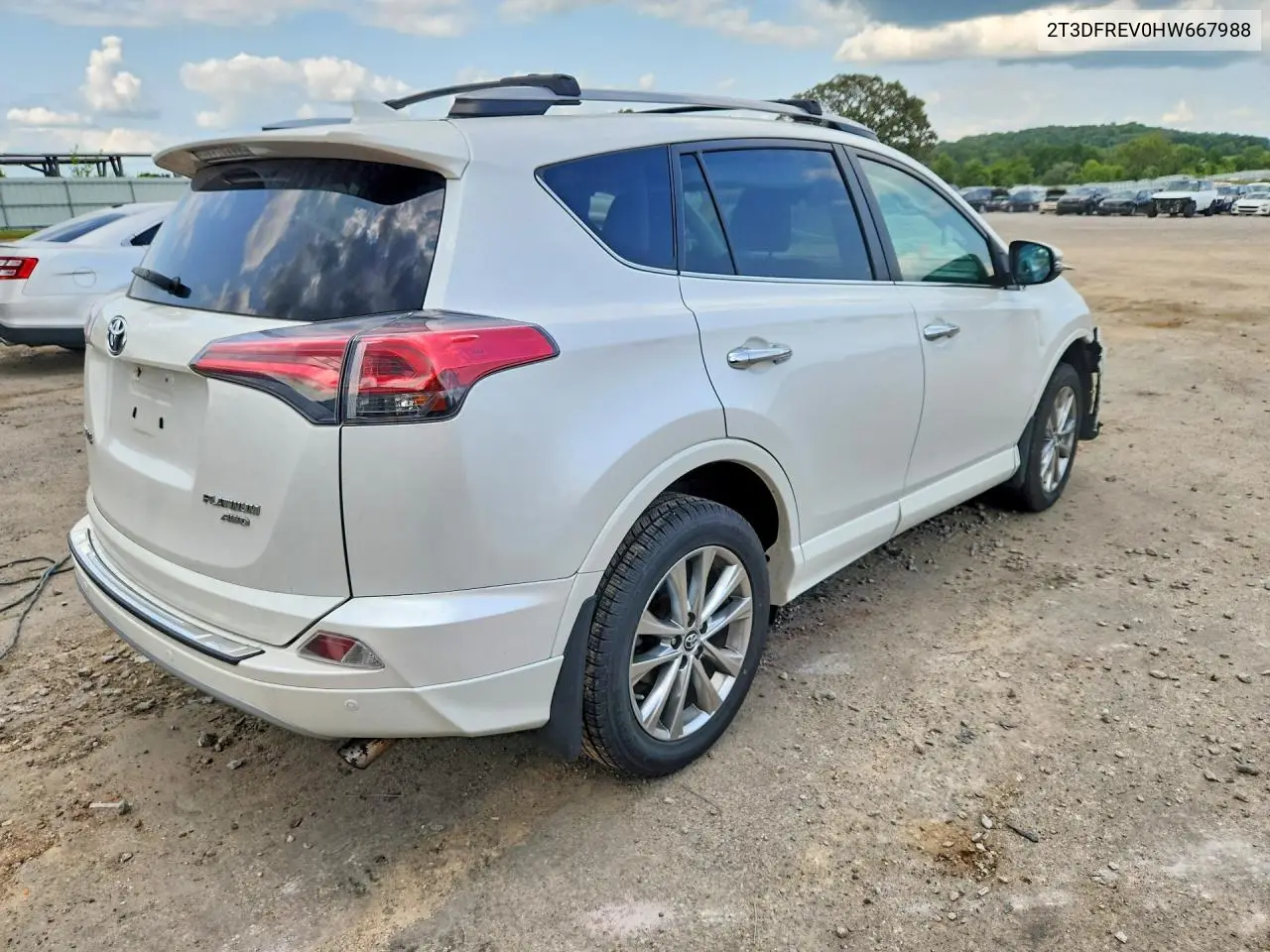 2017 Toyota Rav4 Platinum VIN: 2T3DFREV0HW667988 Lot: 62065536