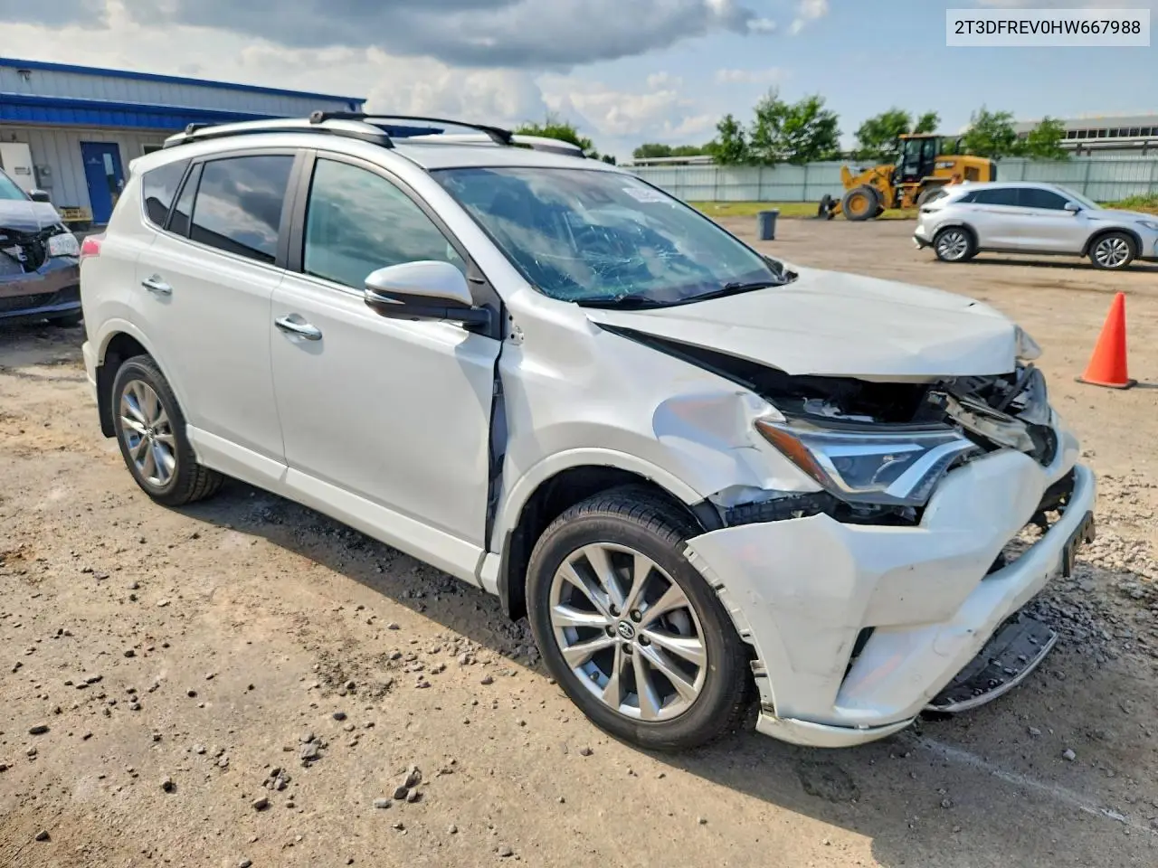 2017 Toyota Rav4 Platinum VIN: 2T3DFREV0HW667988 Lot: 62065536