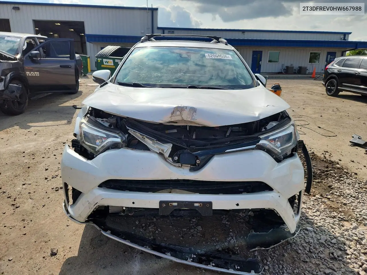 2017 Toyota Rav4 Platinum VIN: 2T3DFREV0HW667988 Lot: 62065536