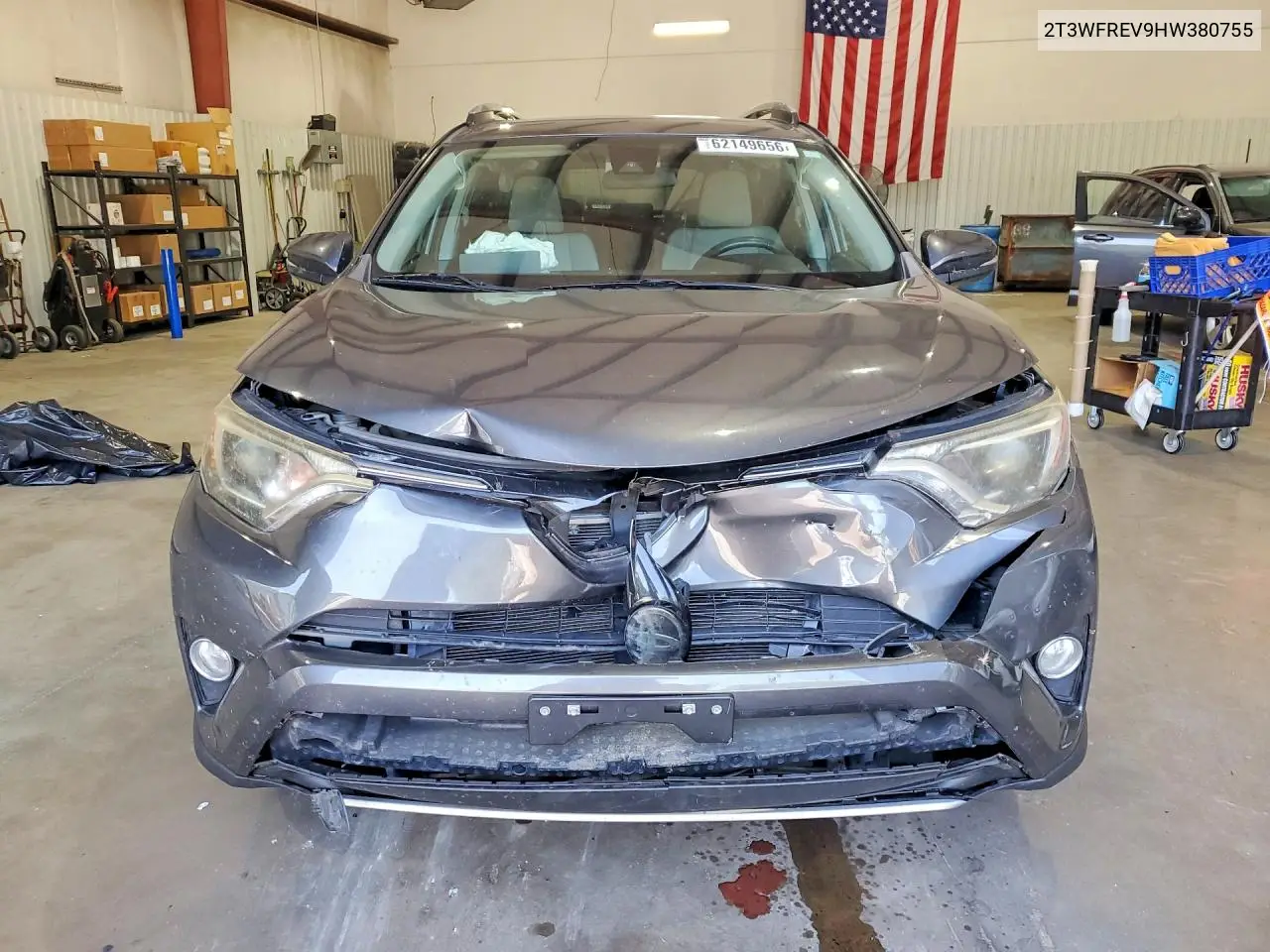 2017 Toyota Rav4 Xle VIN: 2T3WFREV9HW380755 Lot: 62149656