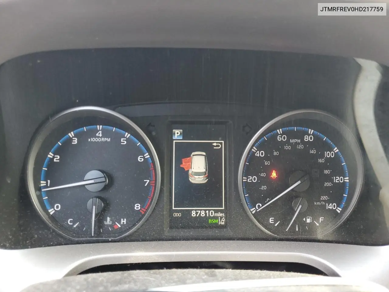 JTMRFREV0HD217759 2017 Toyota Rav4 Xle