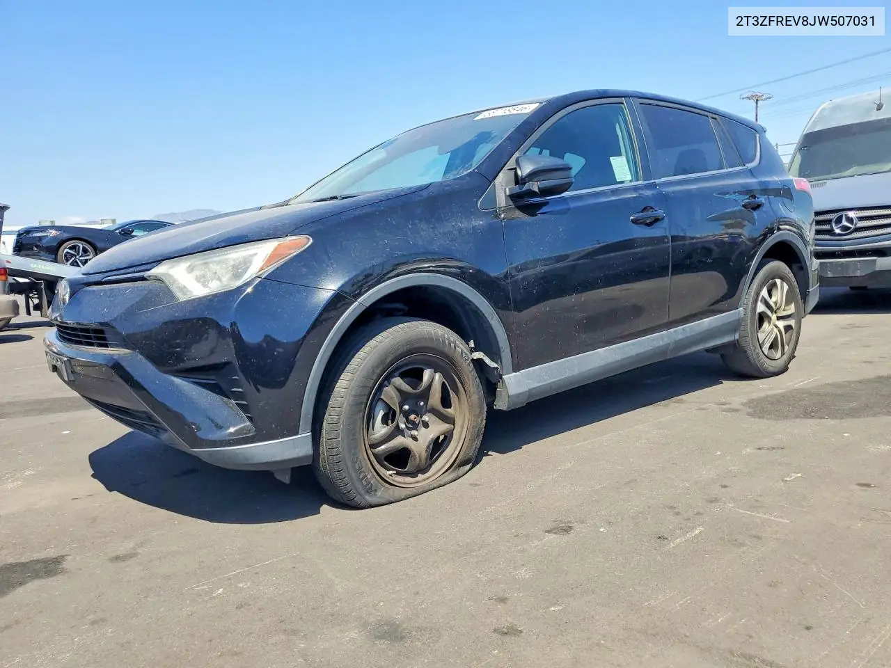 2018 Toyota Rav4 Le VIN: 2T3ZFREV8JW507031 Lot: 58718846