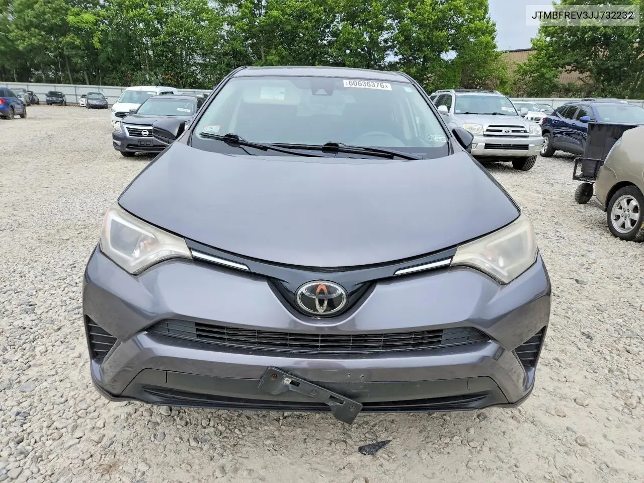 2018 Toyota Rav4 Le VIN: JTMBFREV3JJ732232 Lot: 60636376