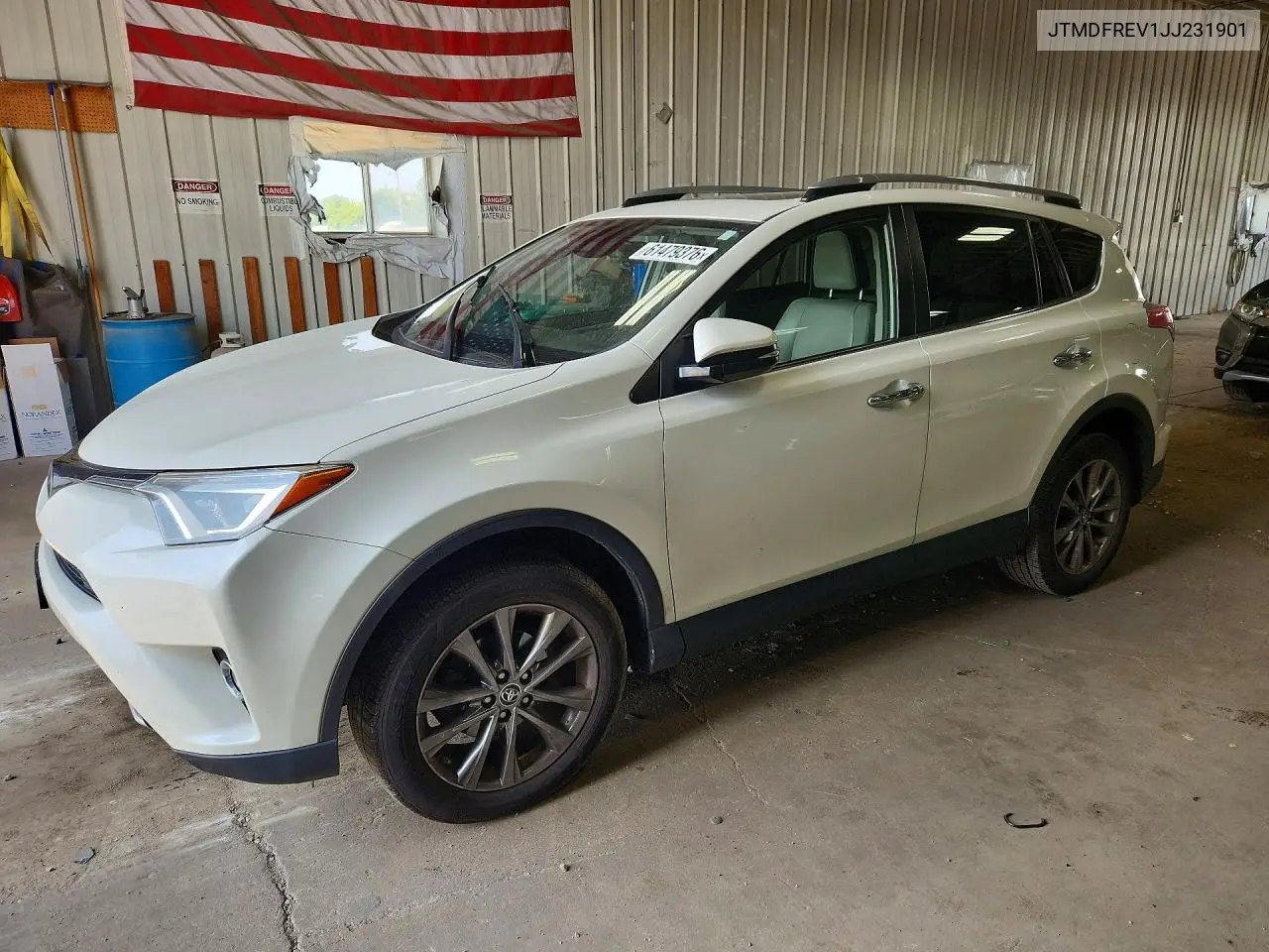 2018 Toyota Rav4 Limited VIN: JTMDFREV1JJ231901 Lot: 61479376