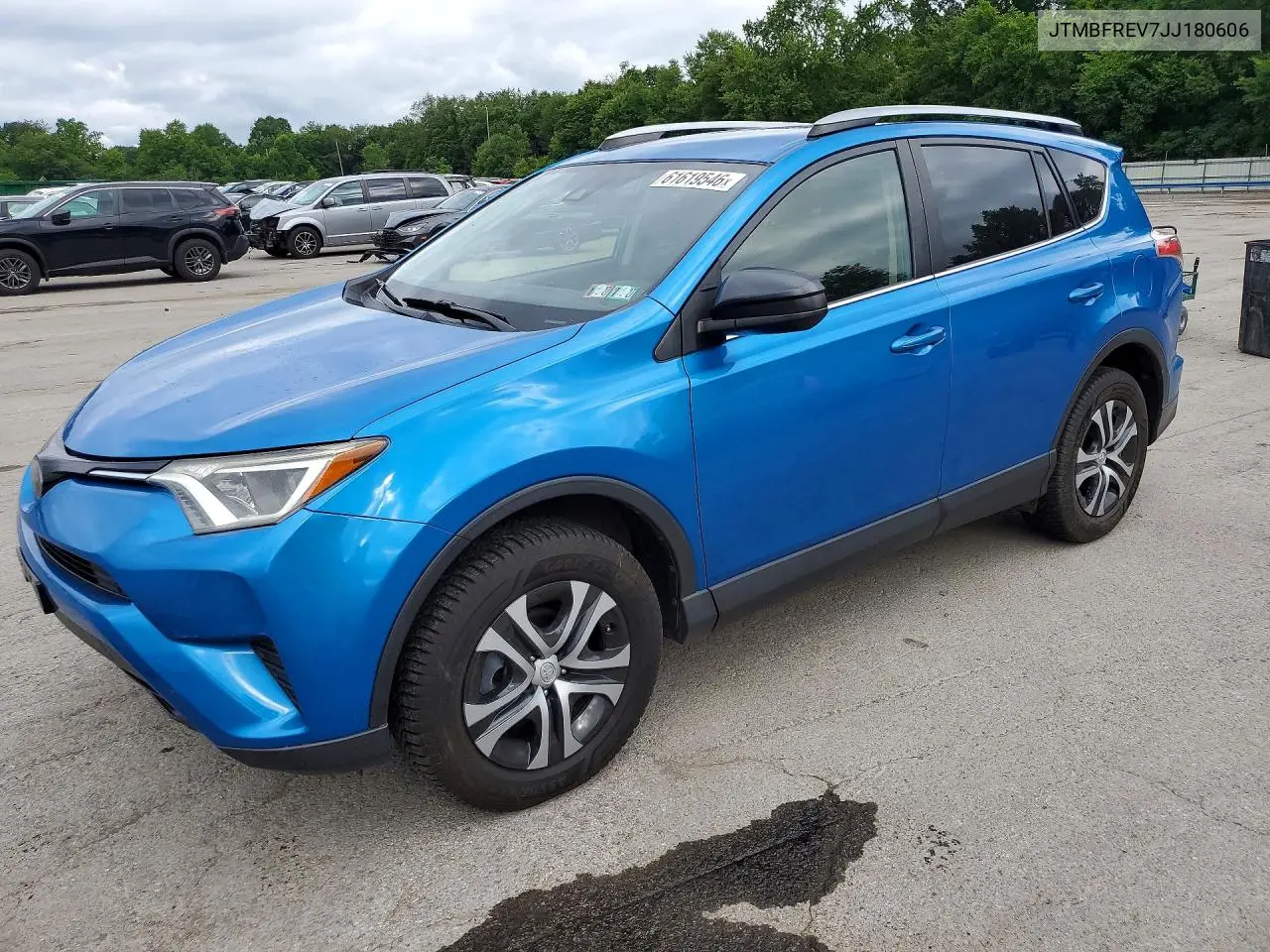 2018 Toyota Rav4 Le VIN: JTMBFREV7JJ180606 Lot: 61619546
