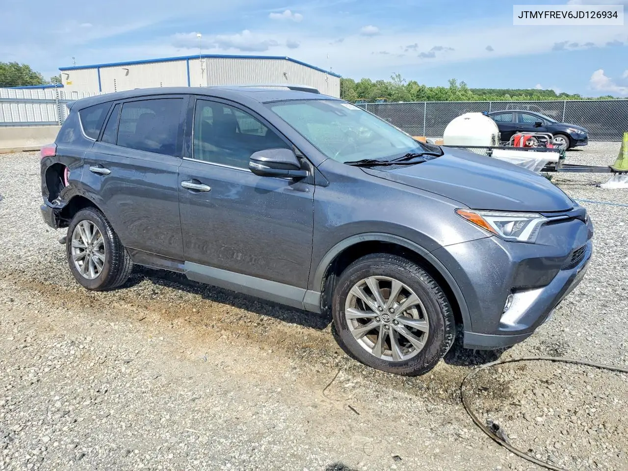 2018 Toyota Rav4 Limited VIN: JTMYFREV6JD126934 Lot: 61863916