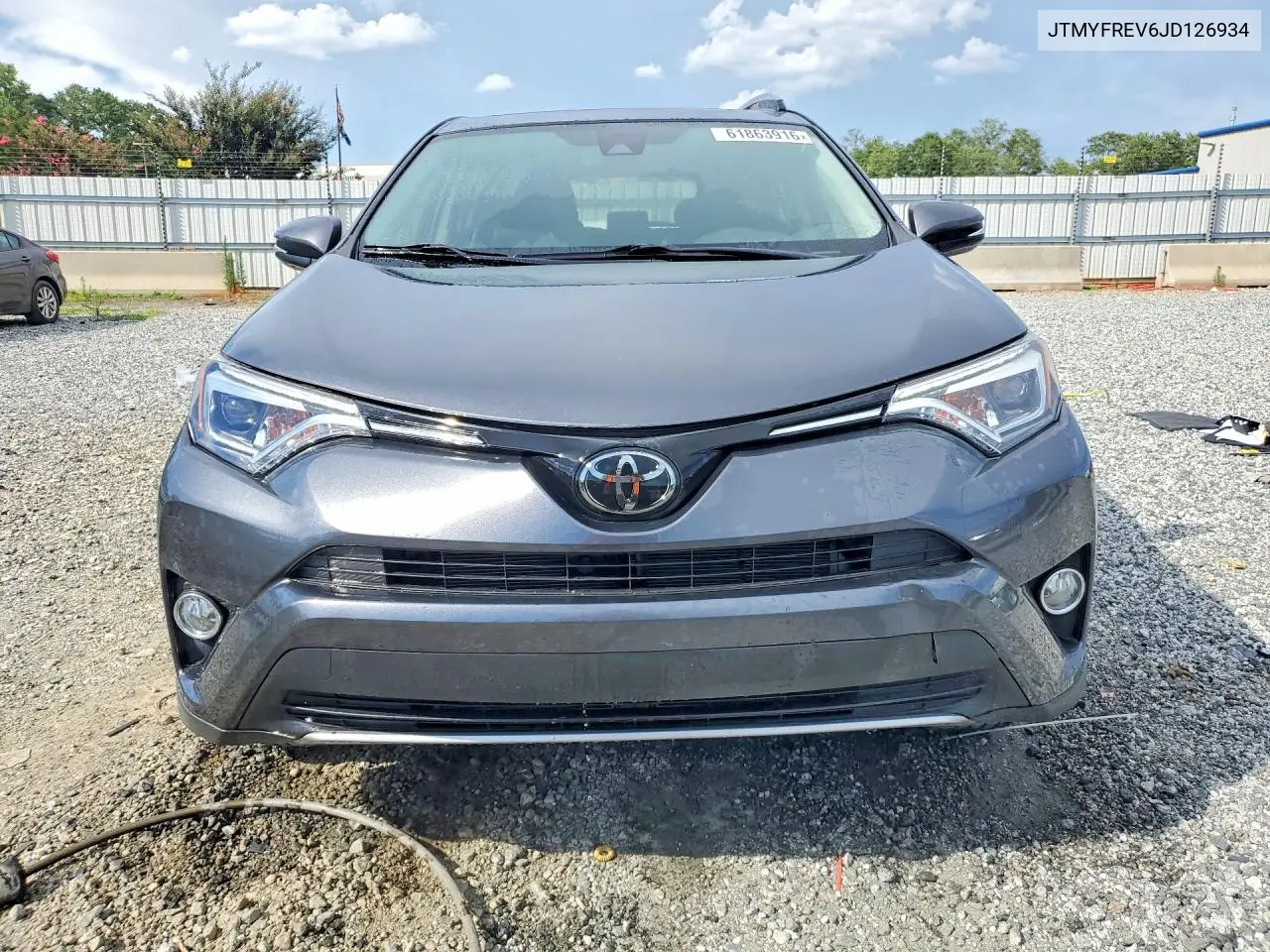 2018 Toyota Rav4 Limited VIN: JTMYFREV6JD126934 Lot: 61863916
