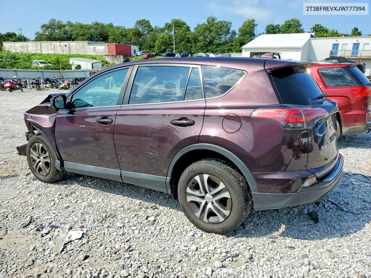 2018 Toyota Rav4 Le VIN: 2T3BFREVXJW777394 Lot: 61934646