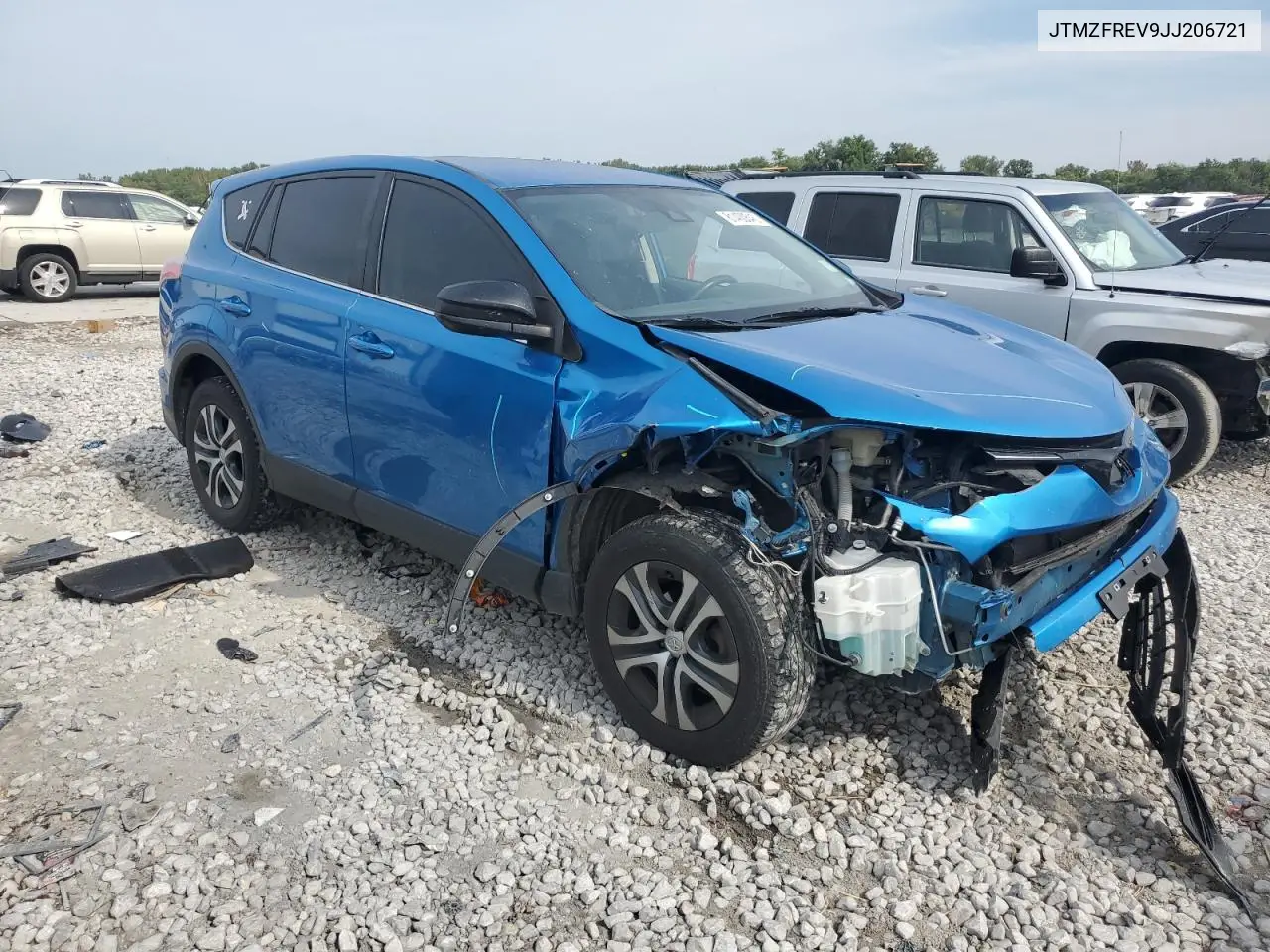 JTMZFREV9JJ206721 2018 Toyota Rav4 Le