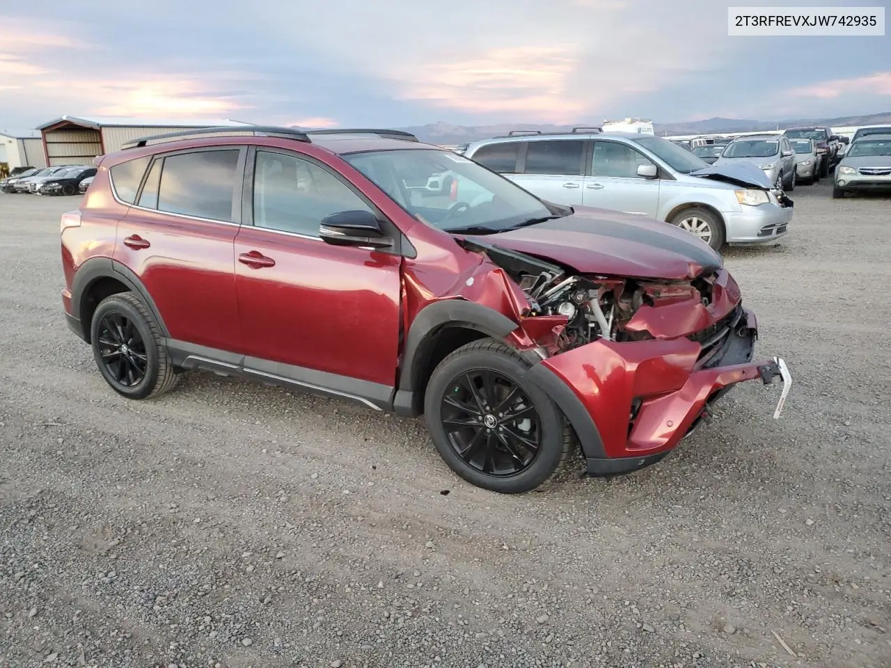 2T3RFREVXJW742935 2018 Toyota Rav4 Adventure