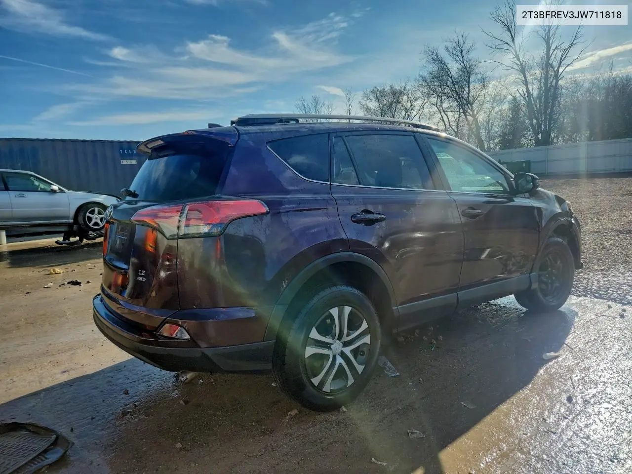 2T3BFREV3JW711818 2018 Toyota Rav4 Le