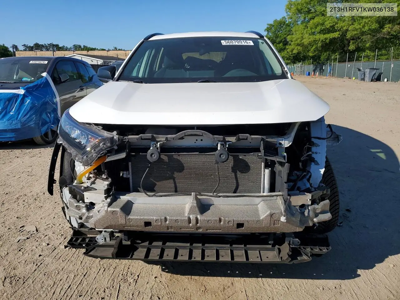 2T3H1RFV1KW036138 2019 Toyota Rav4 Le