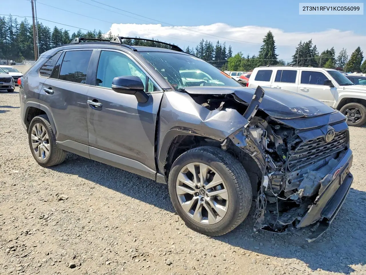 2019 Toyota Rav4 Limited VIN: 2T3N1RFV1KC056099 Lot: 58790436
