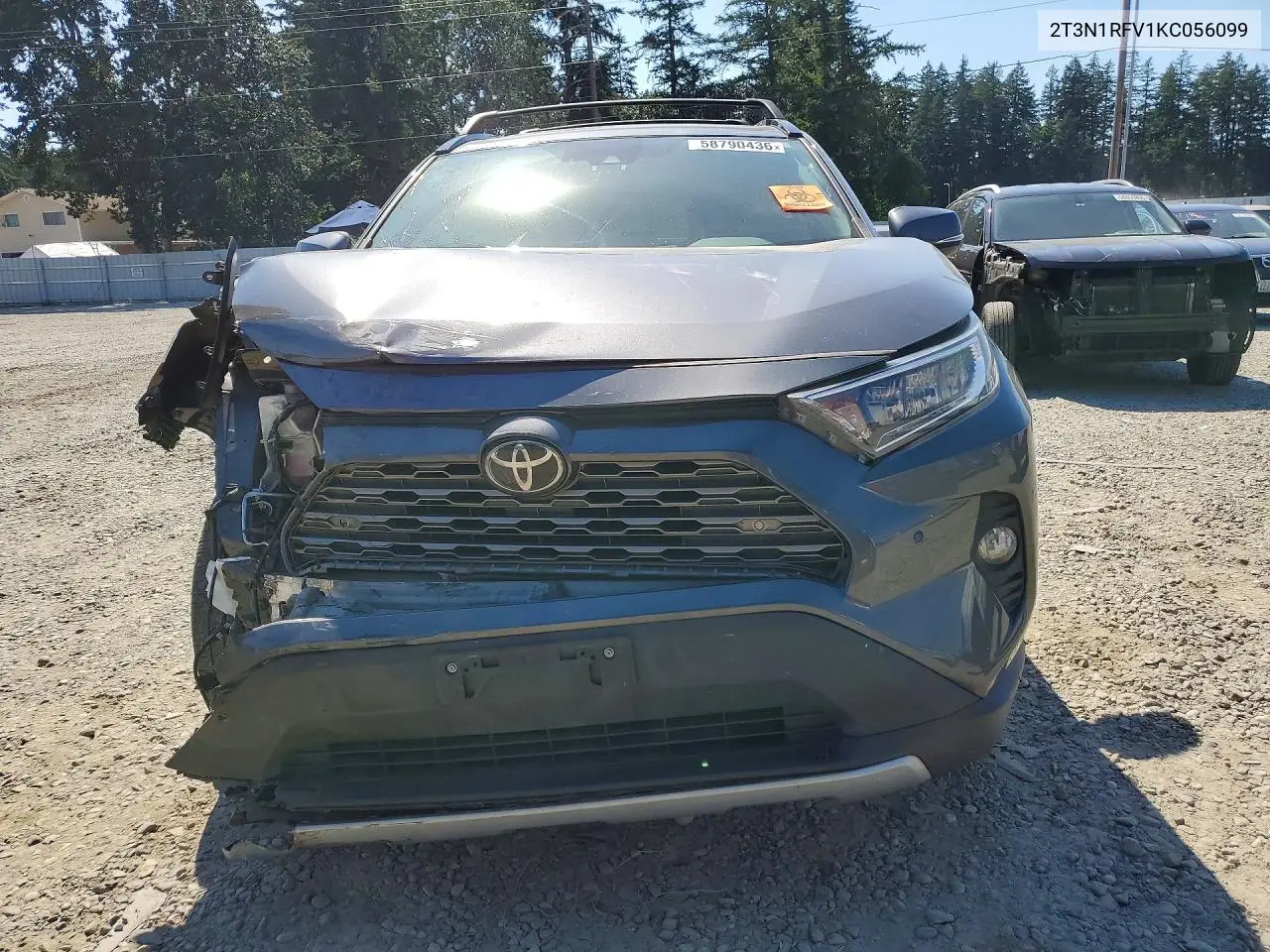 2019 Toyota Rav4 Limited VIN: 2T3N1RFV1KC056099 Lot: 58790436