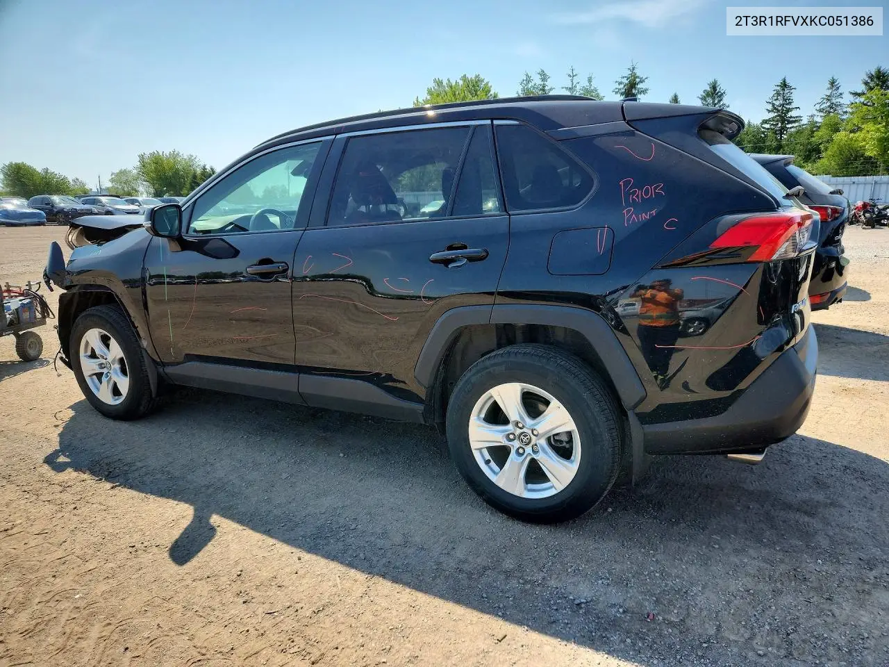 2019 Toyota Rav4 Xle VIN: 2T3R1RFVXKC051386 Lot: 58887166