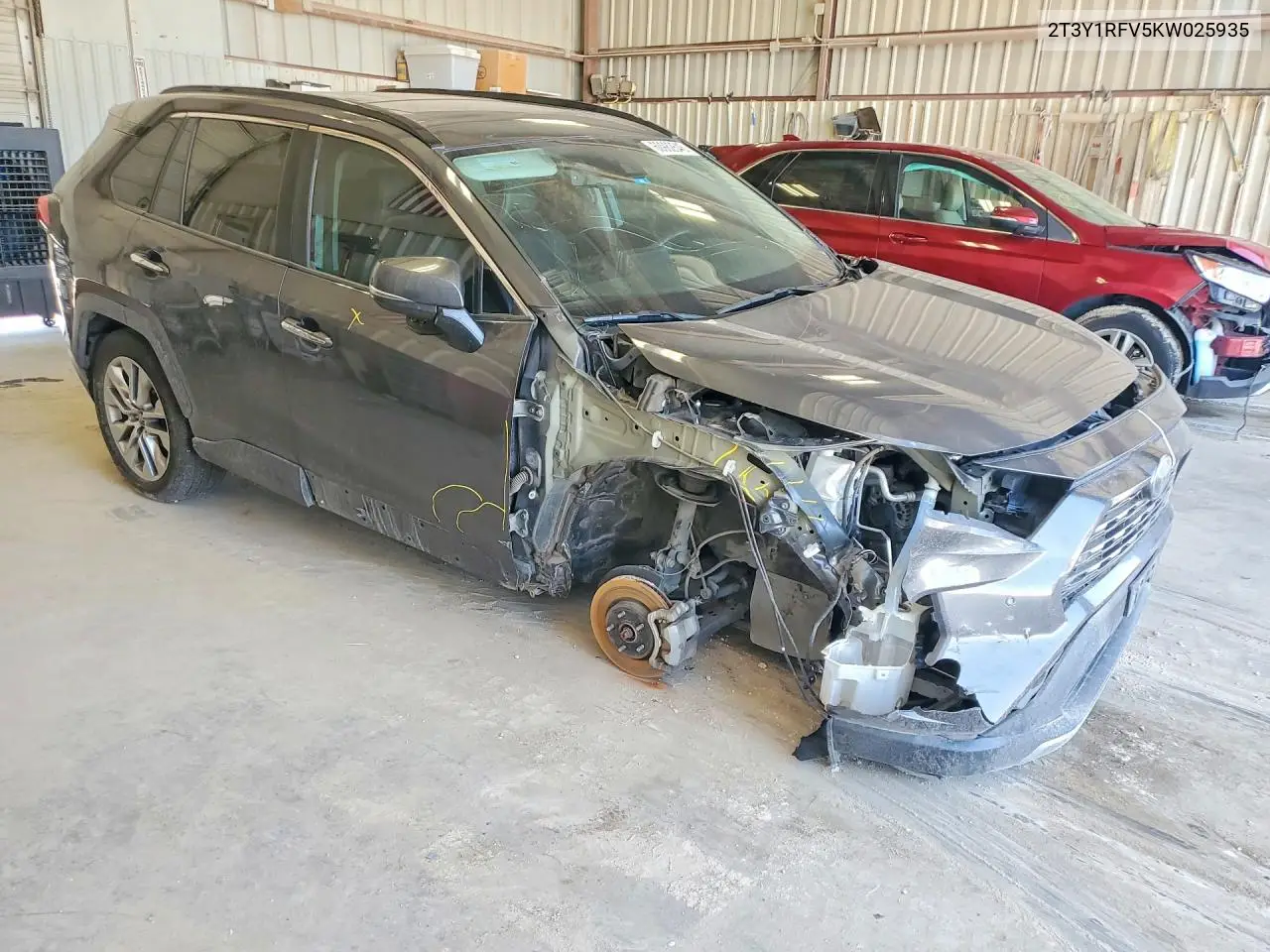2019 Toyota Rav4 Limited VIN: 2T3Y1RFV5KW025935 Lot: 60982646