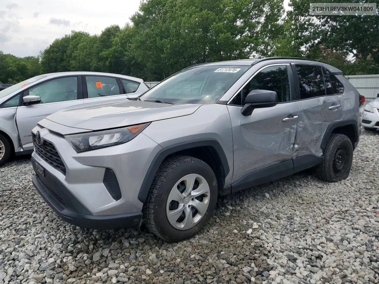 2019 Toyota Rav4 Le VIN: 2T3H1RFV3KW041809 Lot: 61712476