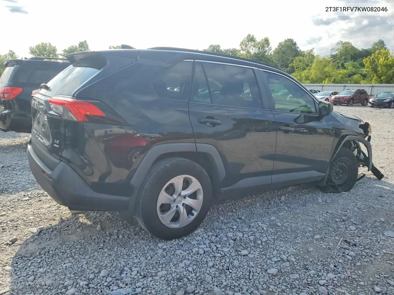 2019 Toyota Rav4 Le VIN: 2T3F1RFV7KW082046 Lot: 61770296