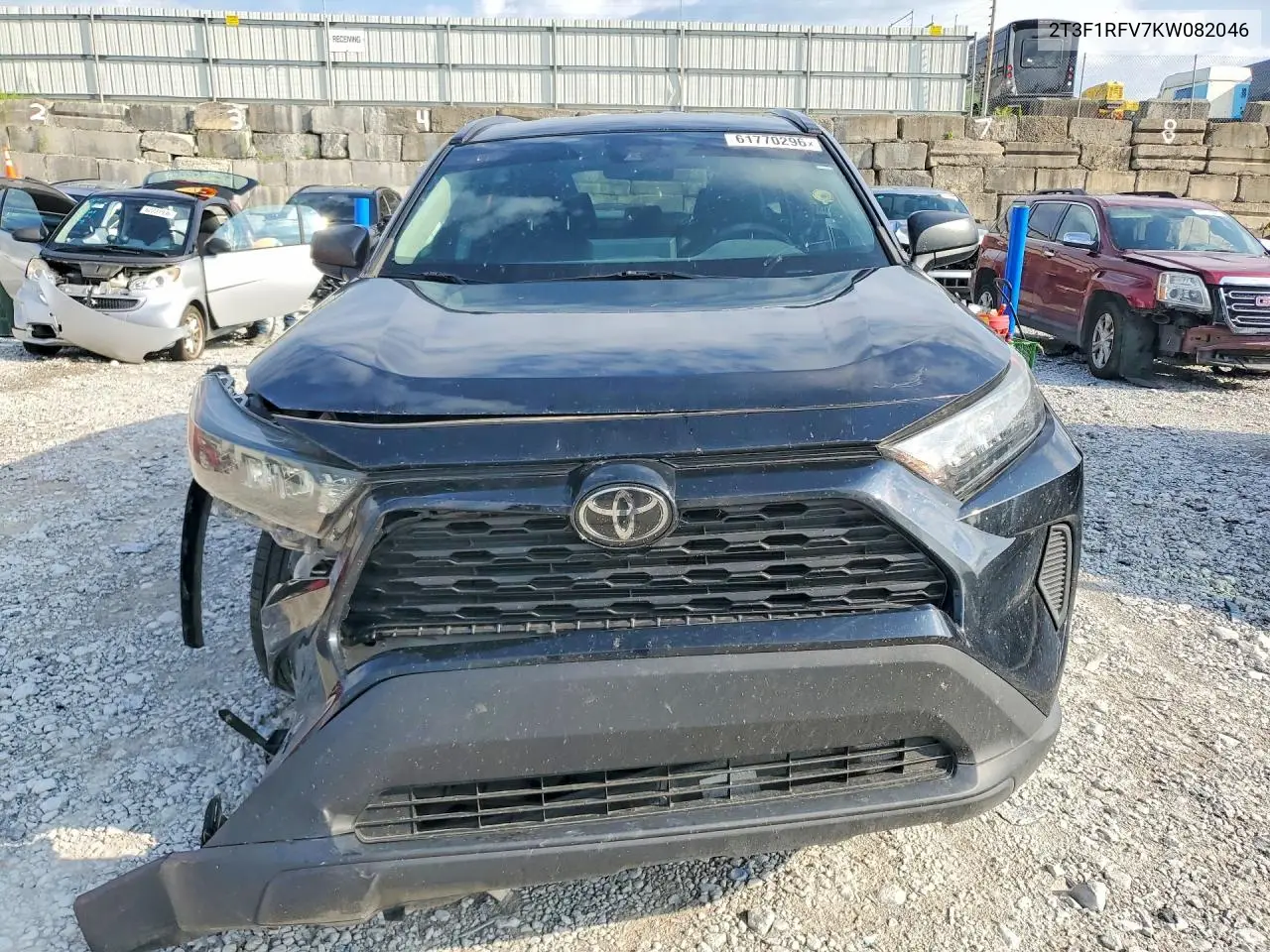 2019 Toyota Rav4 Le VIN: 2T3F1RFV7KW082046 Lot: 61770296