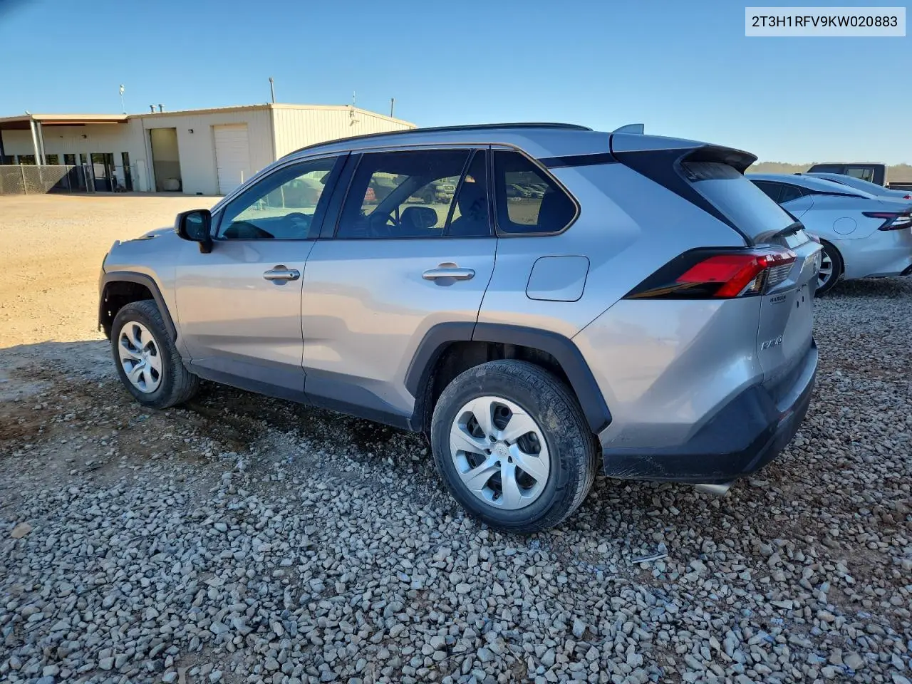 2T3H1RFV9KW020883 2019 Toyota Rav4 Le