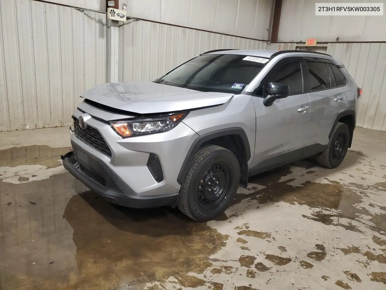 2T3H1RFV5KW003305 2019 Toyota Rav4 Le