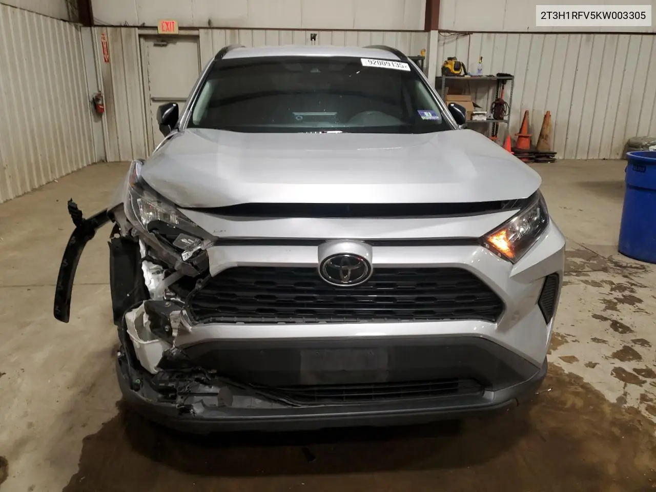 2T3H1RFV5KW003305 2019 Toyota Rav4 Le