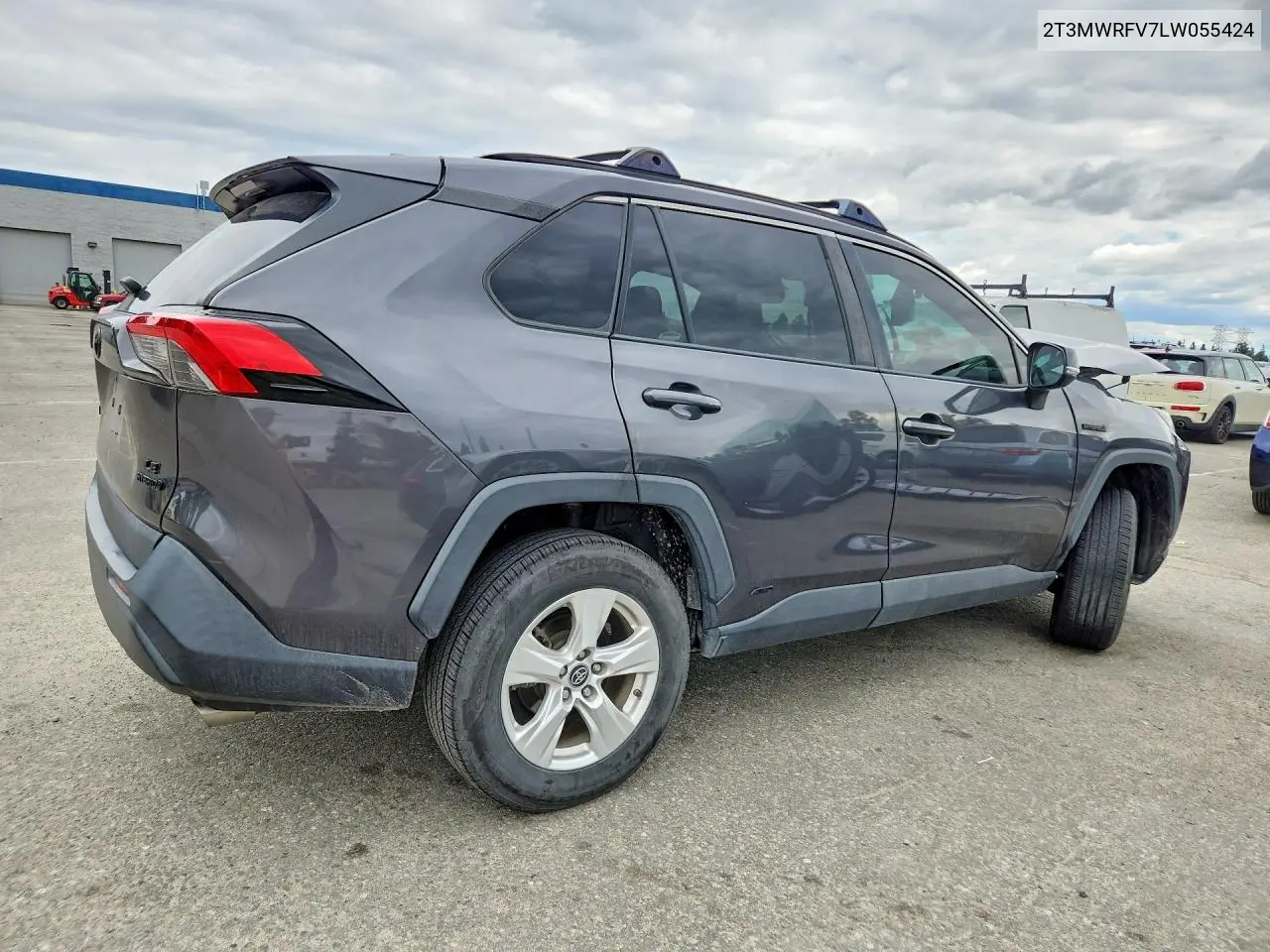 2020 Toyota Rav4 Le VIN: 2T3MWRFV7LW055424 Lot: 52433786