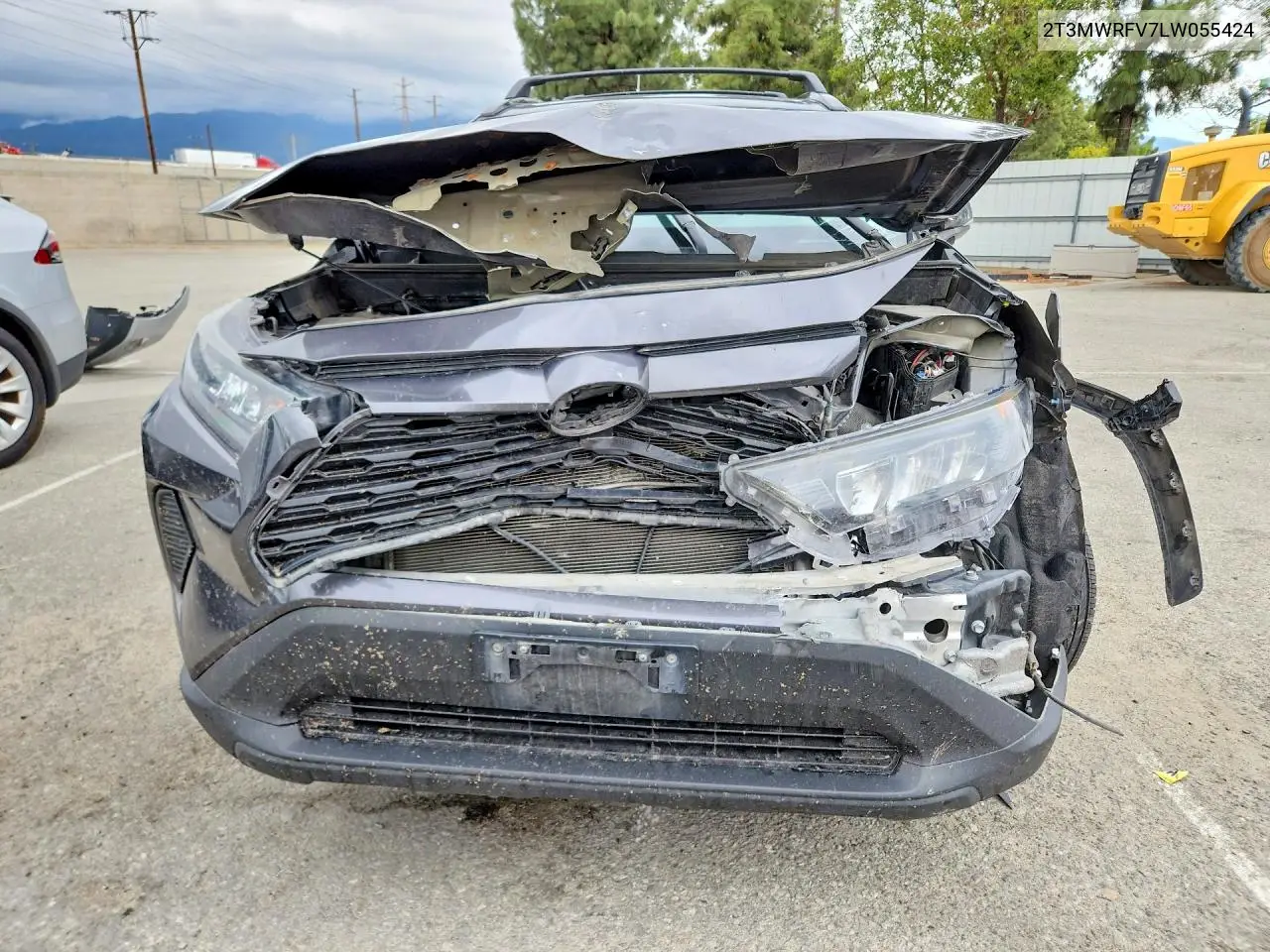 2020 Toyota Rav4 Le VIN: 2T3MWRFV7LW055424 Lot: 52433786