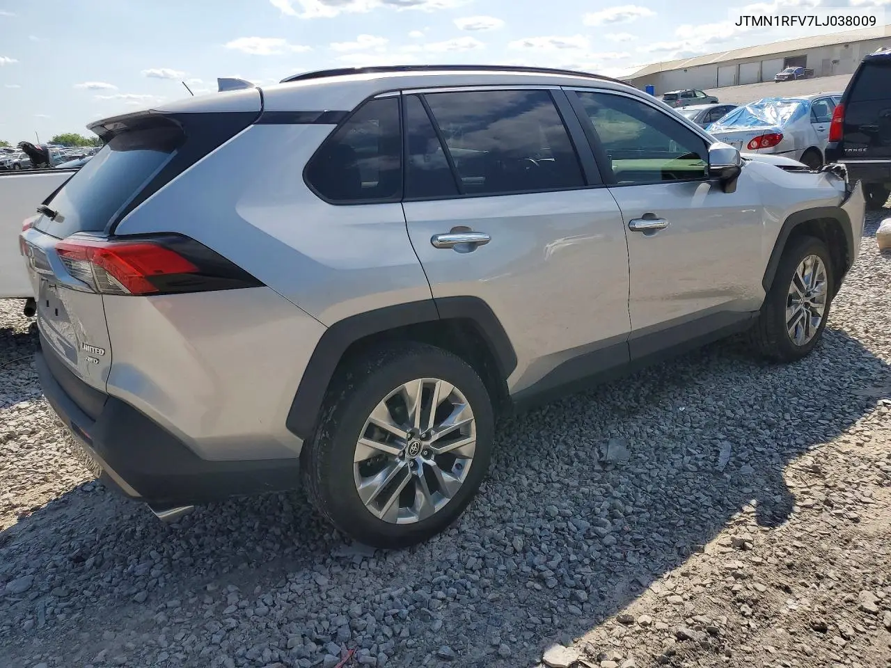 2020 Toyota Rav4 Limited VIN: JTMN1RFV7LJ038009 Lot: 58503976