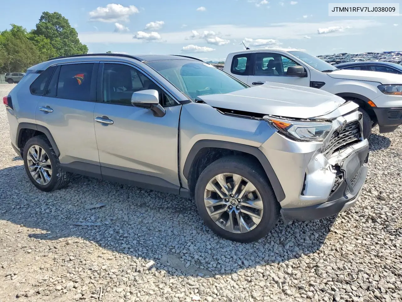 2020 Toyota Rav4 Limited VIN: JTMN1RFV7LJ038009 Lot: 58503976
