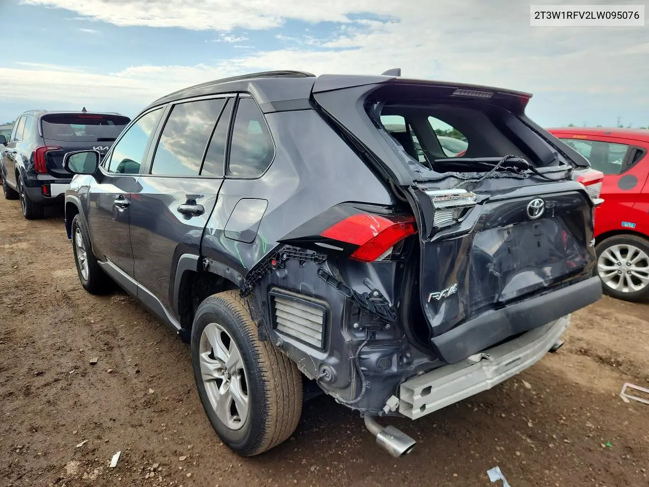 2020 Toyota Rav4 Xle VIN: 2T3W1RFV2LW095076 Lot: 58632166