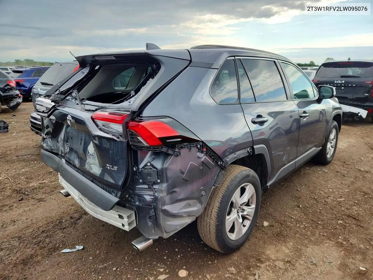 2020 Toyota Rav4 Xle VIN: 2T3W1RFV2LW095076 Lot: 58632166
