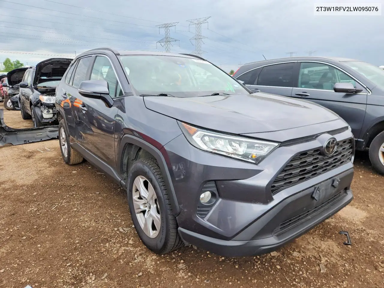 2020 Toyota Rav4 Xle VIN: 2T3W1RFV2LW095076 Lot: 58632166